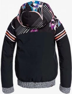 Roxy Ladies Pop Snow Merdian Jacket 2020-2021 7 Roxy Ladies Pop Snow Merdian Jacket 2020-2021 -Ski clothing for me! POP SNOW MERIDIAN JKT LDS 01W BLKPOPFLO GALLERY2