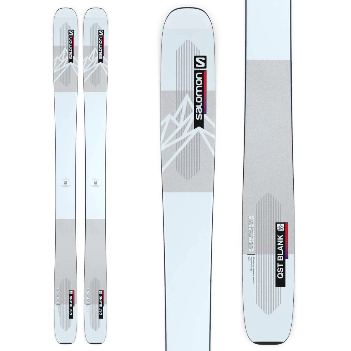 Salomon QST Blank 112 Flat Ski 2022-2023 3 Salomon QST Blank 112 Flat Ski 2022-2023