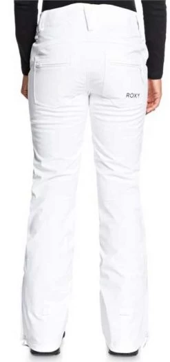 Roxy Ladies Creek Short Shell Snow Pants 2020-2021 -Ski clothing for me! creek pant short ladies 01w brtwht gallery3
