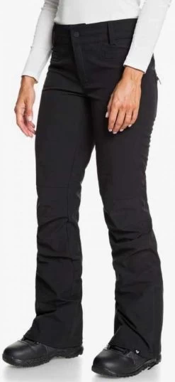 Roxy Ladies Creek Short Shell Snow Pants 2020-2021 -Ski clothing for me! creek pant short ladies 01w trueblack gallery1