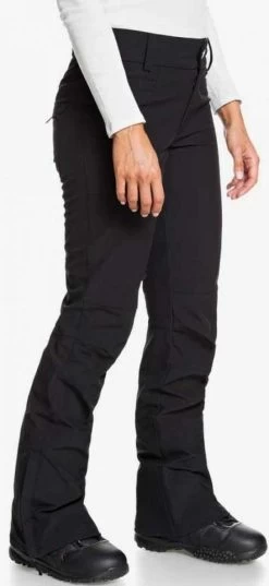 Roxy Ladies Creek Short Shell Snow Pants 2020-2021 -Ski clothing for me! creek pant short ladies 01w trueblack gallery2