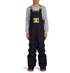DC Junior's Roadblock Bib Pants 2021-2022 12 DC Junior's Roadblock Bib Pants 2021-2022 -Ski clothing for me! dc roadblock bib youth ski pro black