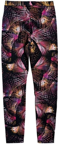Roxy Ladies' Daybreak Technical Baselayer Leggings 2019-2020 -Ski clothing for me! erjlw03010 daybreakbottom kvj1 true black night palm gallery1 final