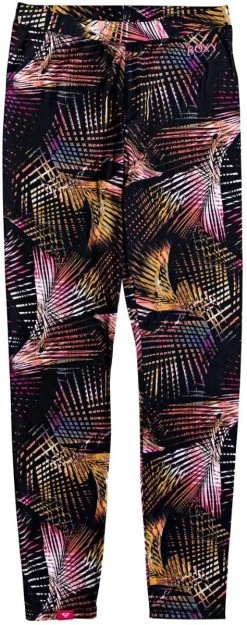 Roxy Ladies' Daybreak Technical Baselayer Leggings 2019-2020 -Ski clothing for me! erjlw03010 daybreakbottom kvj1 true black night palm gallery2 final