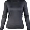 Hot Chillys Ladies' MTF Chamois Top Baselayer -Ski clothing for me! hot chillys mtf chamois ladies tophot chillys mtf chamois ladies top mtf chamois top ldw67mtf chamois top ldw67 black 1