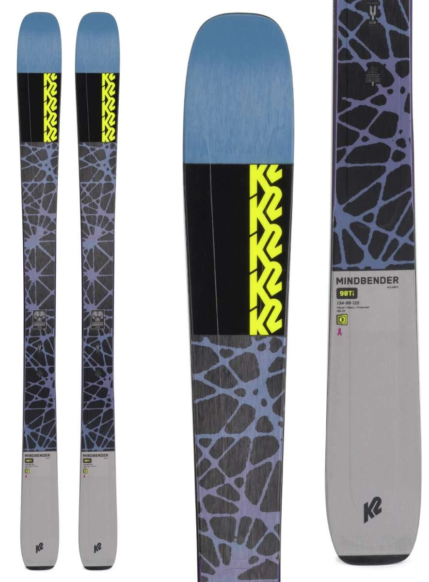 K2 Ladies Mindbender 98Ti Alliance Flat Ski 2021-2022 3 K2 Ladies Mindbender 98Ti Alliance Flat Ski 2021-2022