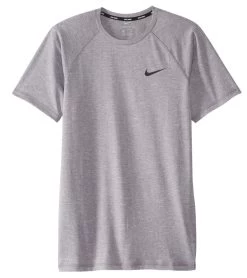 Nike Swim Men's Hydroguard Heather Short Sleeve T-Shirt 16 Nike Swim Men's Hydroguard Heather Short Sleeve T-Shirt -Ski clothing for me! ness8534 071 gunsmoke gallery3 final
