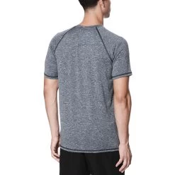 Nike Swim Men's Hydroguard Heather Short Sleeve T-Shirt 12 Nike Swim Men's Hydroguard Heather Short Sleeve T-Shirt -Ski clothing for me! ness8534 489 navy gallery1 final
