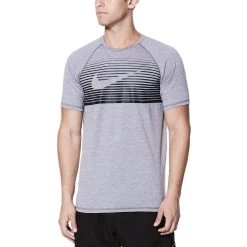 Nike Swim Men's Beam Hydroguard Short Sleeve T-Shirt 9 Nike Swim Men's Beam Hydroguard Short Sleeve T-Shirt -Ski clothing for me! ness8556 071 gunsmoke final