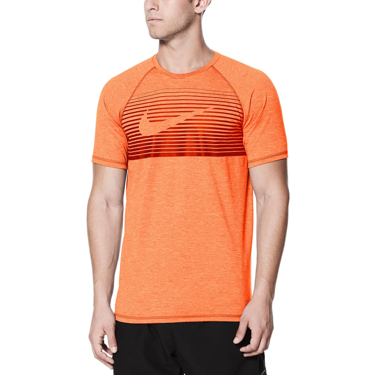 Nike Swim Men's Beam Hydroguard Short Sleeve T-Shirt 3 Nike Swim Men's Beam Hydroguard Short Sleeve T-Shirt