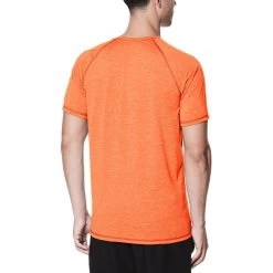 Nike Swim Men's Beam Hydroguard Short Sleeve T-Shirt 10 Nike Swim Men's Beam Hydroguard Short Sleeve T-Shirt -Ski clothing for me! ness8556 618 crimson gallery1 final