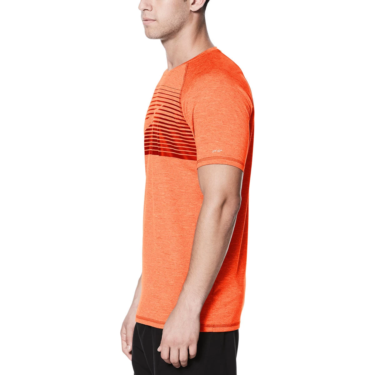 Nike Swim Men's Beam Hydroguard Short Sleeve T-Shirt 6 Nike Swim Men's Beam Hydroguard Short Sleeve T-Shirt - Image 4