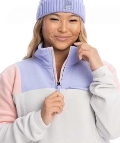 Roxy Ladies Chloe Kim Zip Fleece Top 2022-2023 -Ski clothing for me! roxy ladies chloe kim full zip fleece top 2022 2023 ski pro 184206859
