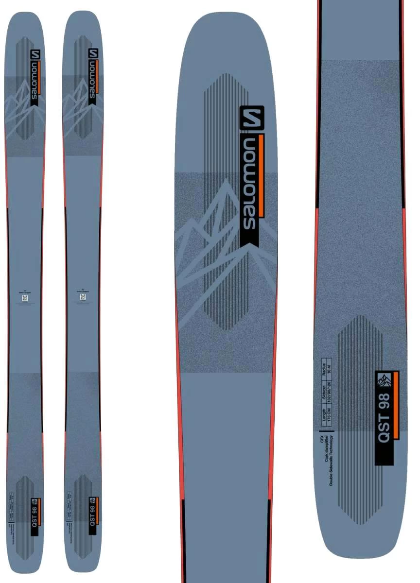 Salomon QST 98 Flat Ski 2022-2023 3 Salomon QST 98 Flat Ski 2022-2023
