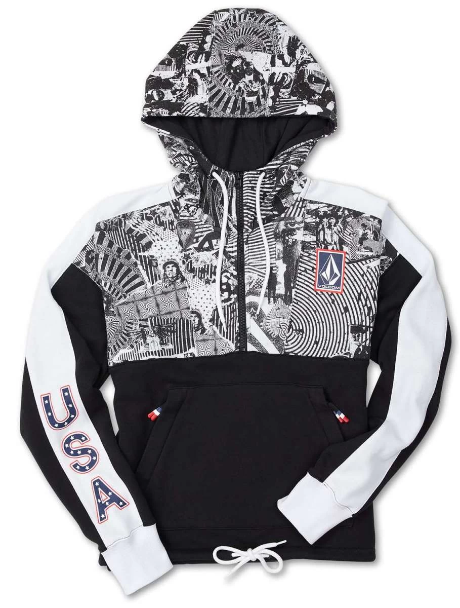 Volcom Ladies USST Anorak Hoodie 2021-2022 3 Volcom Ladies USST Anorak Hoodie 2021-2022